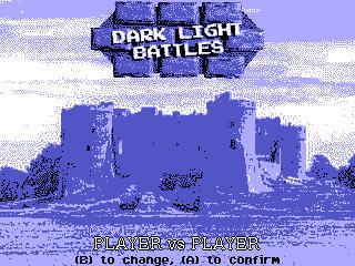 Dark Light Battles SDL2X (Windows) screenshot: Title screen