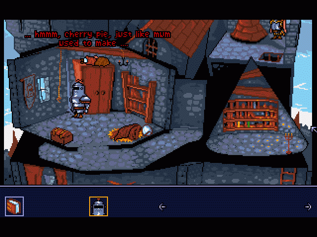 Knightsquire (Windows) screenshot: Oh, that lazy squire