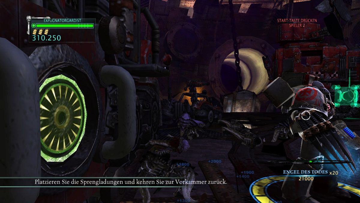 Warhammer 40,000: Kill Team (Windows) screenshot: Some kills are shown in a cinematic view.