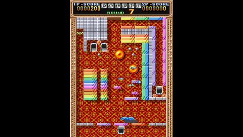 Capcom Puzzle World (PSP) screenshot: Block Block in its default aspect ratio