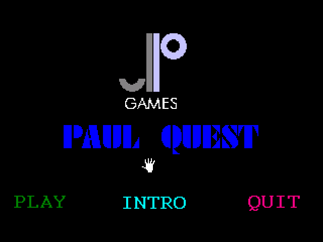 Paul Quest: Gold Edition (Windows) screenshot: Title screen