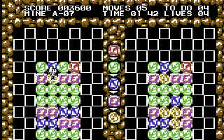 Gem'X (Commodore 64) screenshot: Beginning another screen