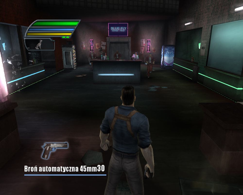 Dead to Rights II (Windows) screenshot: You start the game in a bar.