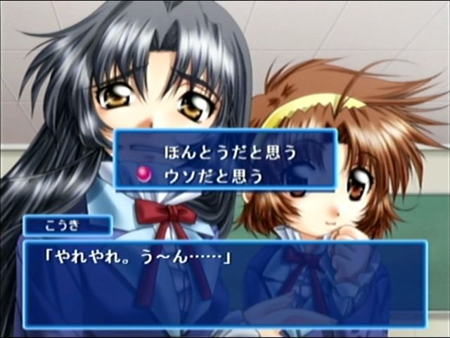 Miss Moonlight (Dreamcast) screenshot: True or false, that is the question