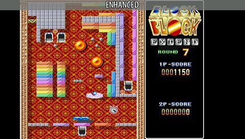 Capcom Puzzle World (PSP) screenshot: Block Block in enhanced aspect ratio
