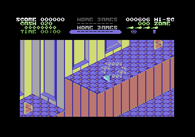 Zig-Zag (Commodore 64) screenshot: Game start