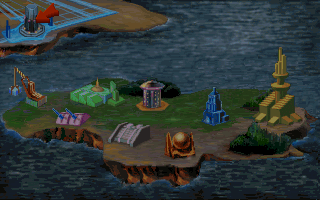 Stillhunt (DOS) screenshot: Stage selection