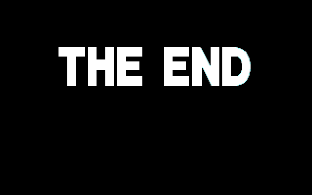 Eagle's Rider (Amstrad CPC) screenshot: The End