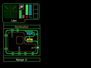 Defcon 5 (DOS) screenshot: Rail transport system