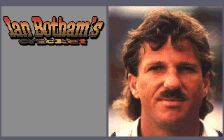 Ian Botham's Cricket (DOS) screenshot: Title Screen