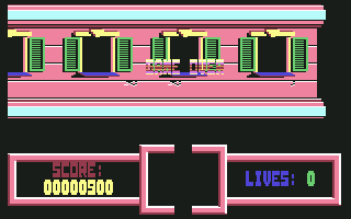 Jack Bullett (Commodore 64) screenshot: Game Over