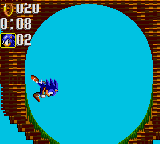 Sonic the Hedgehog: Triple Trouble (Game Gear) screenshot: Loop The Loop
