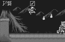 Makaimura for WonderSwan (WonderSwan) screenshot: The hero turns into a skeleton