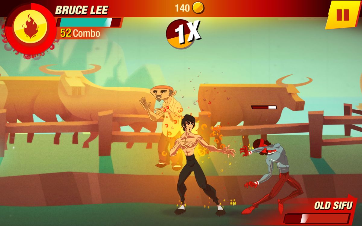 Screenshot of Bruce Lee: Enter The Game (Android, 2014) - MobyGames