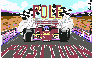 Pole Position II (Commodore 64) screenshot: Loading screen