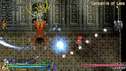 Ys I & II Chronicles (PSP) screenshot: Ys II: Zava is a rather formidable boss