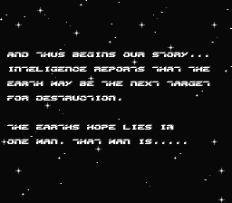 Moon Ranger (NES) screenshot: Story of part one