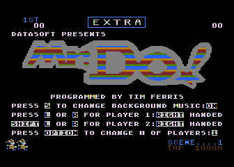 Screenshot of Mr. Do! (Atari 8-bit, 1982) - MobyGames