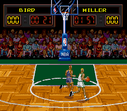 NBA All-Star Challenge (Genesis) screenshot: One on one
