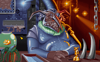 Diggers (Amiga) screenshot: Administrator's office