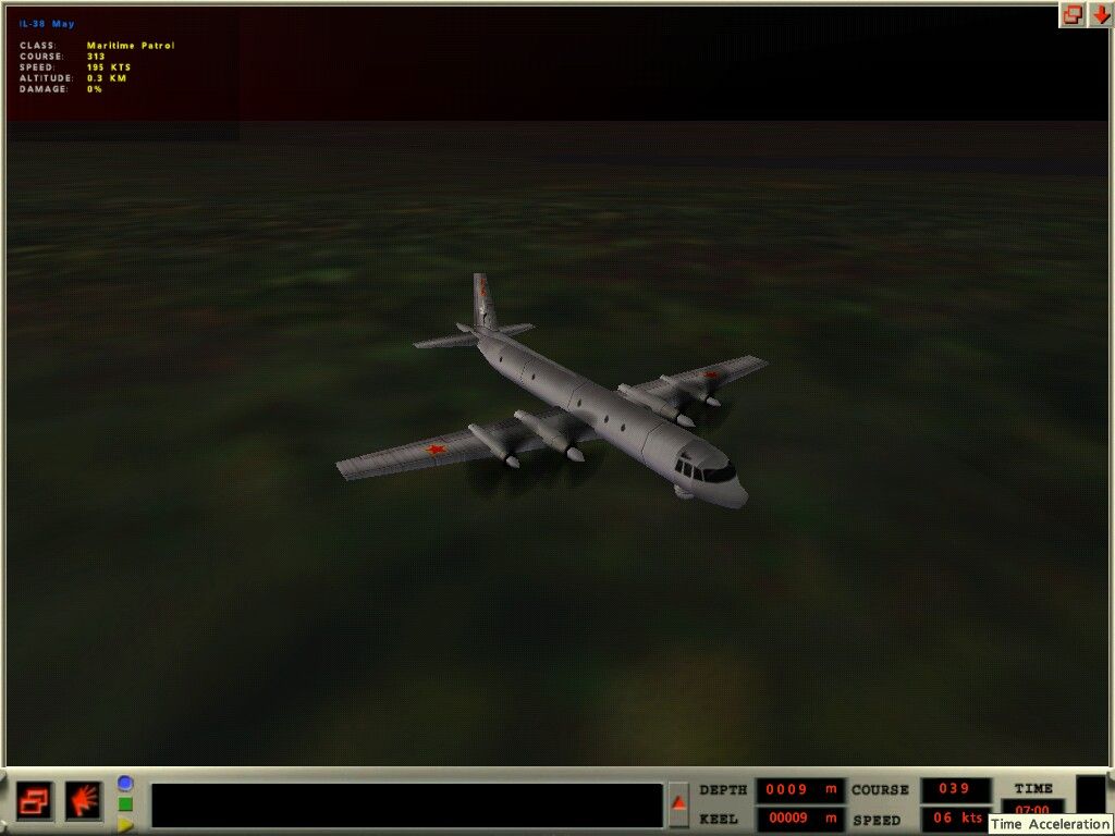 Sub Command: Akula Seawolf 688(I) (Windows) screenshot: ASW (Anti Submarine Warfare) Airplane