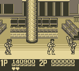 Double Dragon II (Game Boy) screenshot: Scorpion HQ