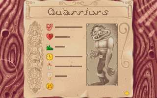 Diggers (Amiga) screenshot: Quarriors clan