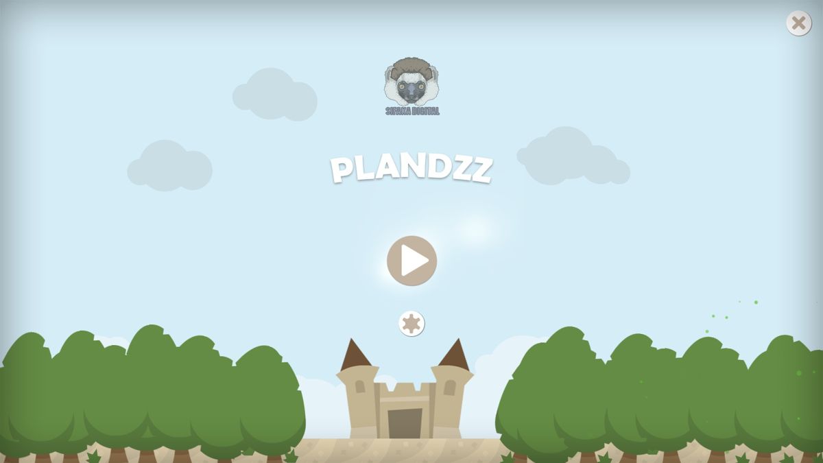 Plandzz (Windows) screenshot: Title screen