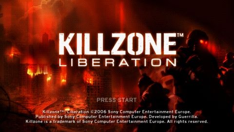 Killzone: Liberation (PSP) screenshot: Title screen