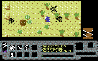 Enlightenment (Commodore 64) screenshot: In the desert