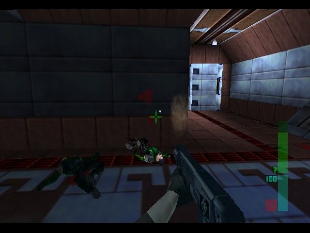 Perfect Dark (Nintendo 64) screenshot: After executing them both