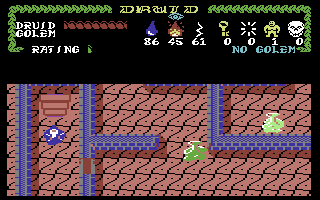 Druid (Commodore 64) screenshot: Underground