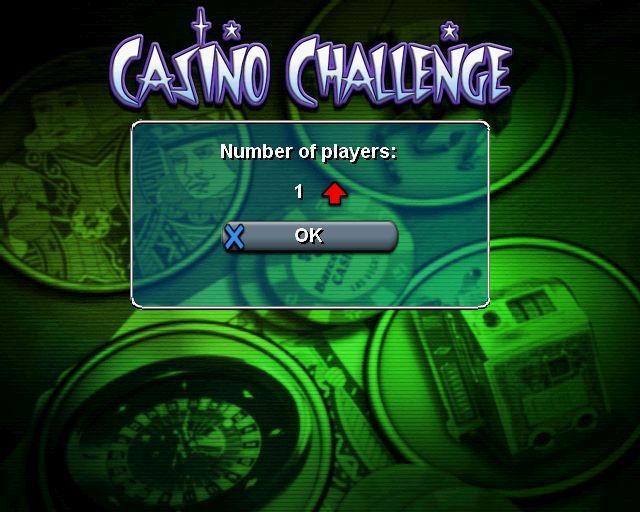 Casino Challenge (PlayStation 2) screenshot: The game is for one to four players