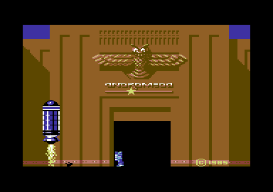 Invaders of the Lost Tomb (Commodore 64) screenshot: Loading screen