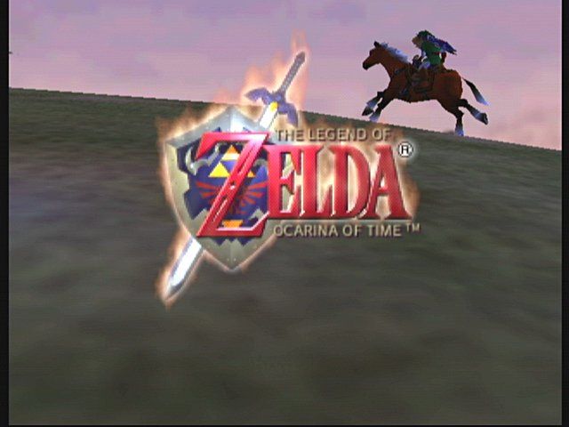 The Legend of Zelda: Ocarina of Time / Master Quest (GameCube) screenshot: Title Screen