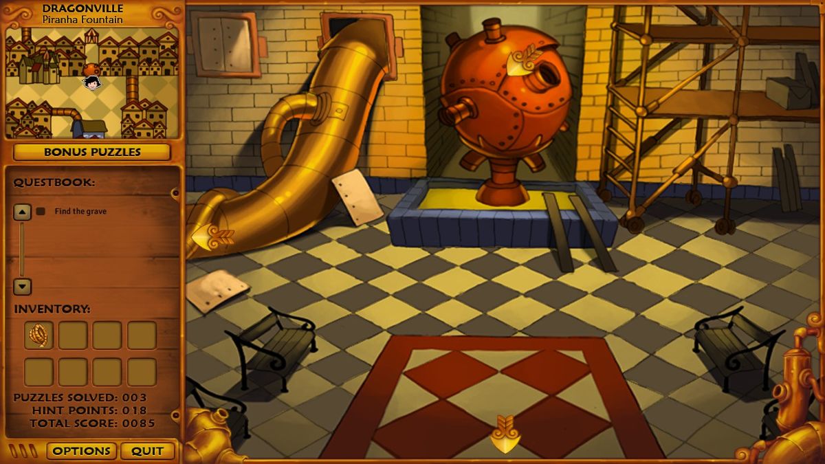 May's Mystery: Forbidden Memories (Windows) screenshot: The road to the next puzzle