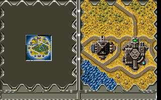 <small>Battle Isle: Scenario Disk Volume One (DOS) screenshot:</small><br> Map