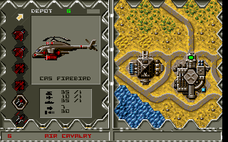 <small>Battle Isle: Scenario Disk Volume One (DOS) screenshot:</small><br> Firebird