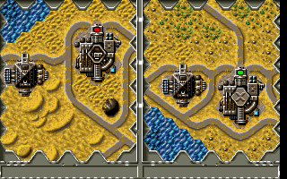 <small>Battle Isle: Scenario Disk Volume One (DOS) screenshot:</small><br> Game start
