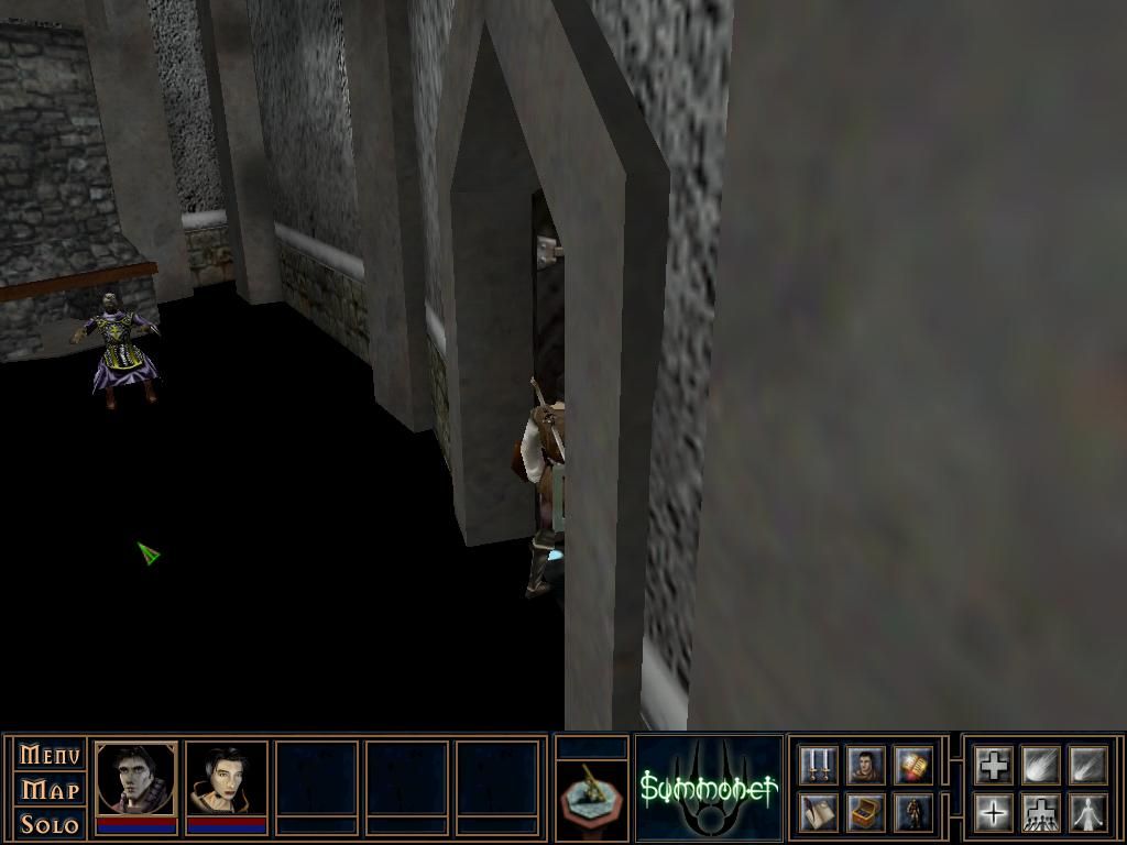 Summoner (Windows) screenshot: Camera control sometimes causes Weird Graphical Effects...