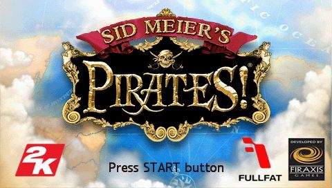 Sid Meier's Pirates! (PSP) screenshot: Title screen