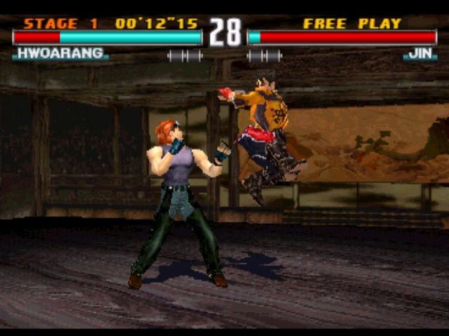 Tekken 3 (PlayStation) screenshot: Young punks. Tekken 3 happens a generation after Tekken 2, hence all the new faces and children of classic Tekken characters.