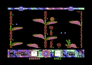 Heatseeker (Commodore 64) screenshot: It's raining on Tantris