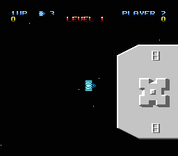 The Last Starfighter (NES) screenshot: Approaching a starcruiser