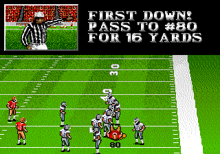 Screenshot of Madden NFL '94 (Genesis, 1993) - MobyGames