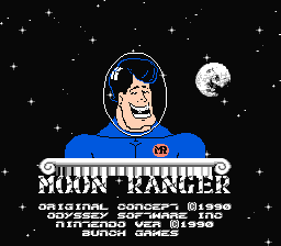 Moon Ranger (NES) screenshot: Title screen