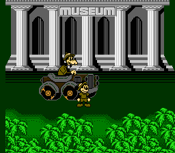 Mickey's Safari In Letterland (NES) screenshot: Goofy takes you where you want to go