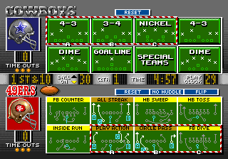 Screenshot of Madden NFL '94 (SNES, 1993) - MobyGames