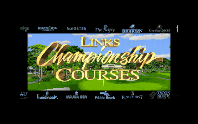 Links 386 CD (DOS) screenshot: Introductory video