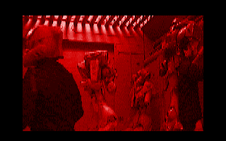 Iron Assault (DOS) screenshot: Going on mission.